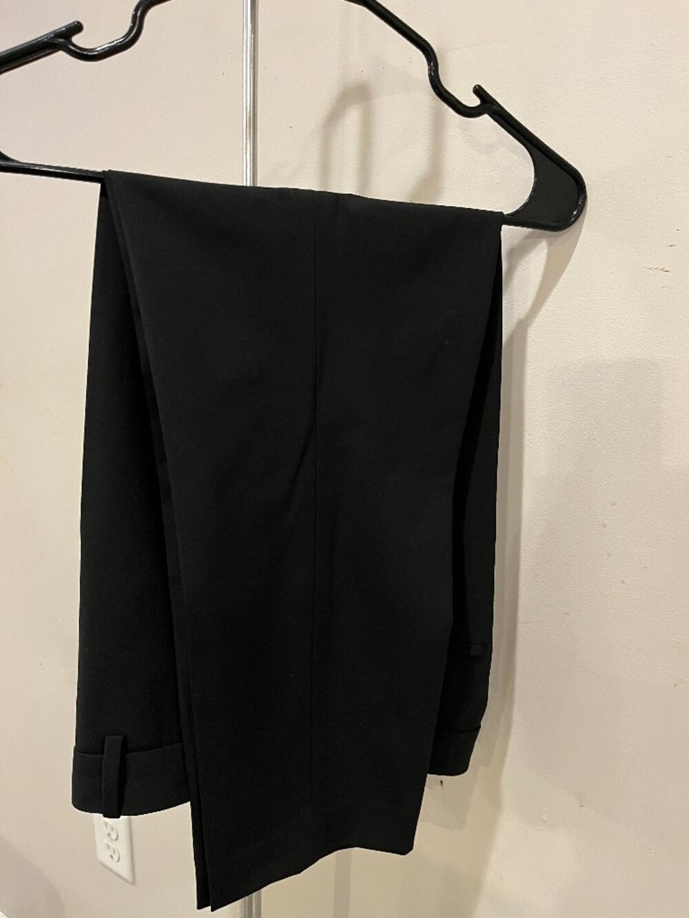Theory Black Tailored Ankle Pants